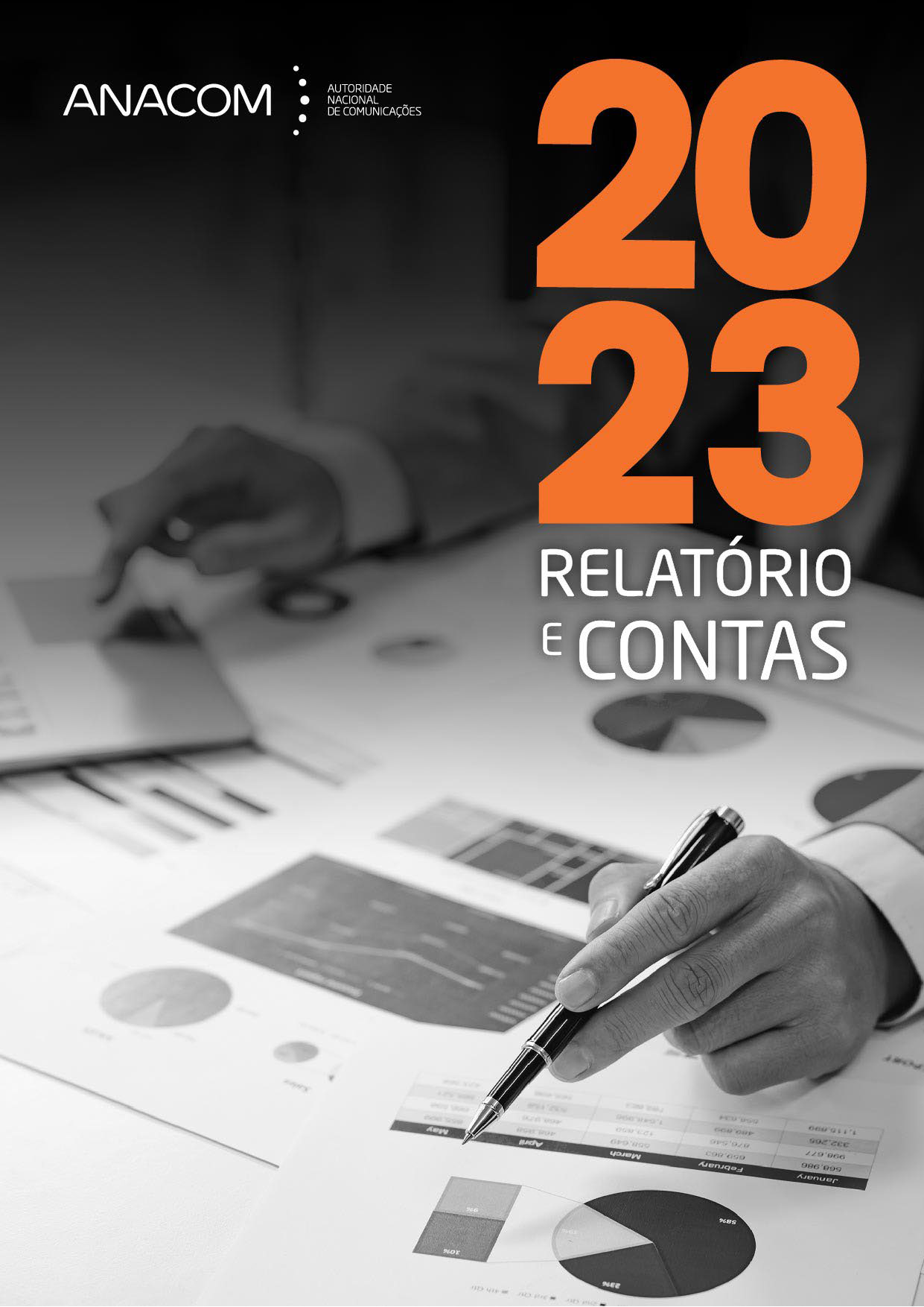 Capa do Relatório e Contas de 2023.