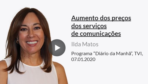 Aumento dos preços dos serviços de comunicações em janeiro de 2020 e condições contratuais no programa ''Diário da Manhã'', da TVI e TVI24, a 07.01.2020.