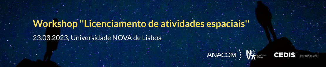 A ANACOM e o Centro de Investigação em Direito Espacial (SPARC) organizam um workshop sobre licenciamento de atividades espaciais. O evento tem lugar a 23.03.2023, às 14h30, na Universidade NOVA de Lisboa.