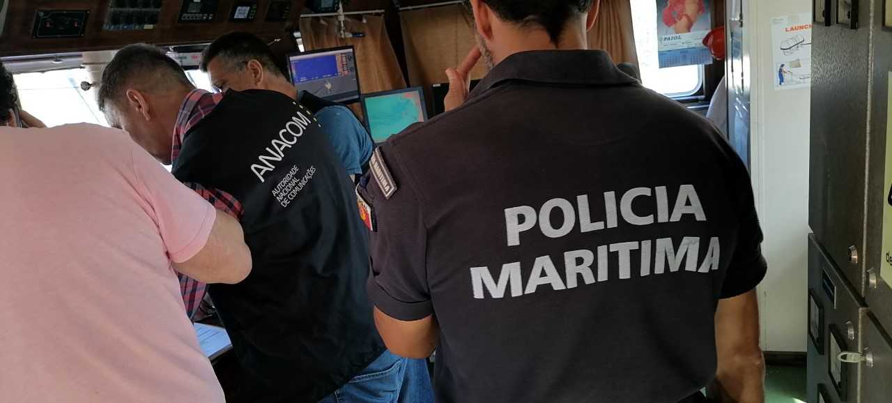 ANACOM fiscaliza 26 embarcações com a Polícia Marítima e com a Autoridade das Condições de Trabalho
