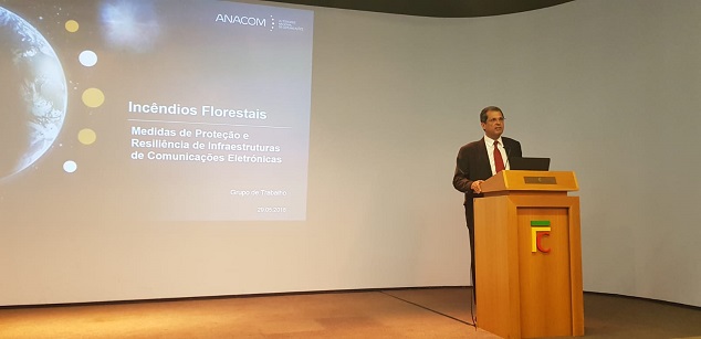 Opening session of the report of the Working Group on Forest Fires - Measures for the Protection and Resilience of Electronic Communications Infrastructure, Lisbon, 29.05.2018.