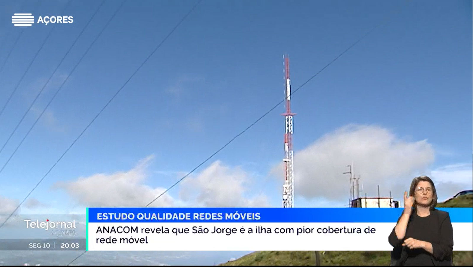 ''Telejornal Açores'', RTP Açores, 10.04.2023.