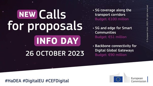 A 26 de outubro tem lugar o CEF Digital Info Day, uma sessão de esclarecimento online destinada a prestar mais informação às entidades interessadas na 3.ª convocatória, nomeadamente o processo de candidatura, de avaliação e de atribuição de fundos.