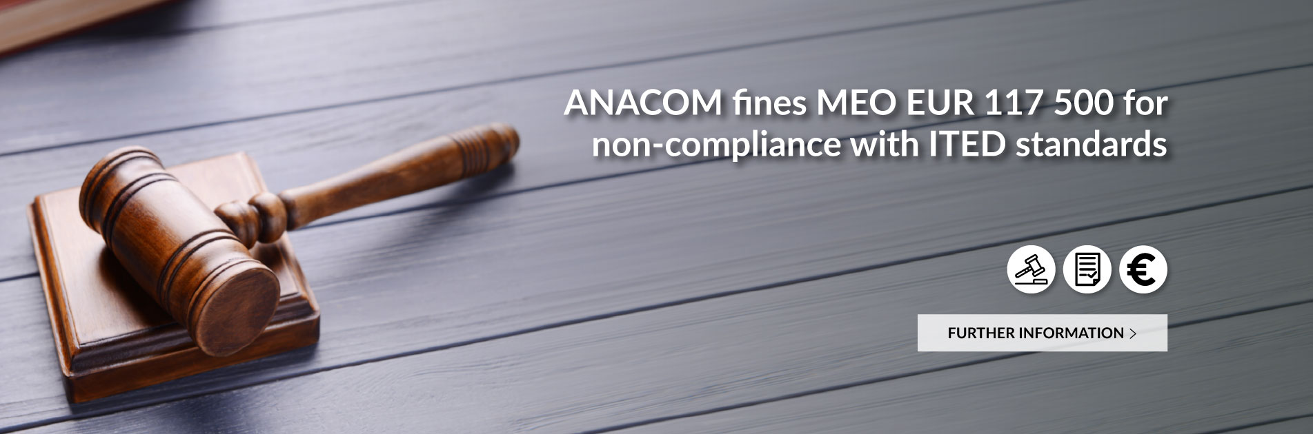 ANACOM fines MEO EUR 117 500 for non-compliance with ITED standards
