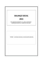 Balanço social 2015