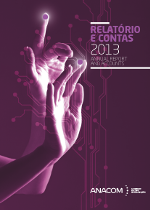 Capa do Relatório e Contas de 2013.