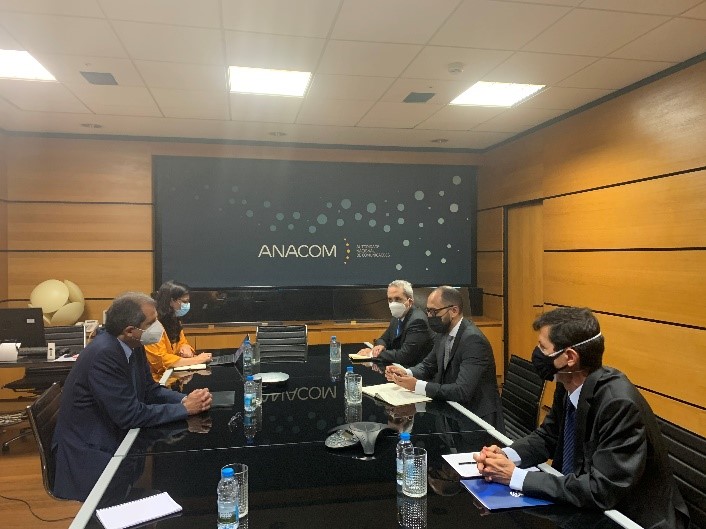 Reunião entre a ANACOM e o Ministério das Comunicações do Brasil, Lisboa, 31.05.2021