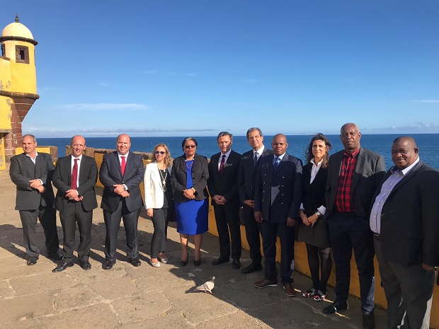 Participantes do RIA tiveram uma reunião com o Vice-Presidente do Governo Regional da Madeira, Pedro Calado (ao centro).